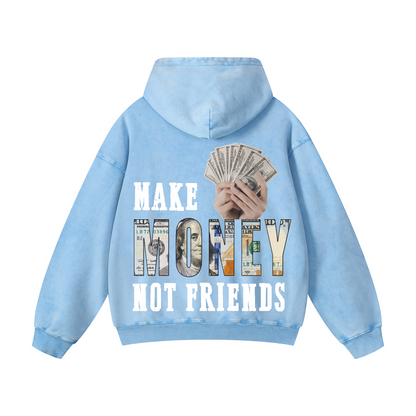 Snowflake Hoodie - “MAKE MONEY"