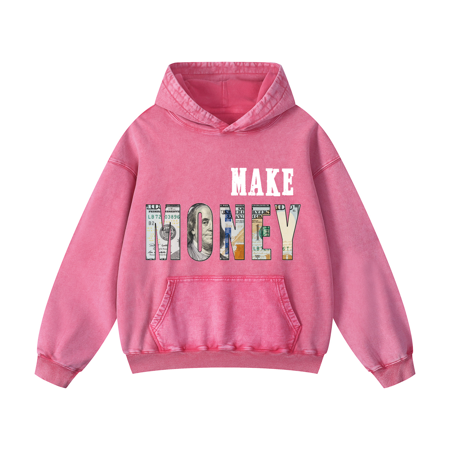 Snowflake Hoodie - “MAKE MONEY"