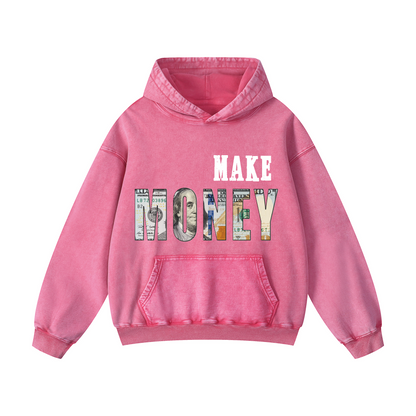 Snowflake Hoodie - “MAKE MONEY"