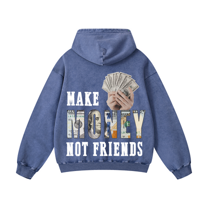 Snowflake Hoodie - “MAKE MONEY"