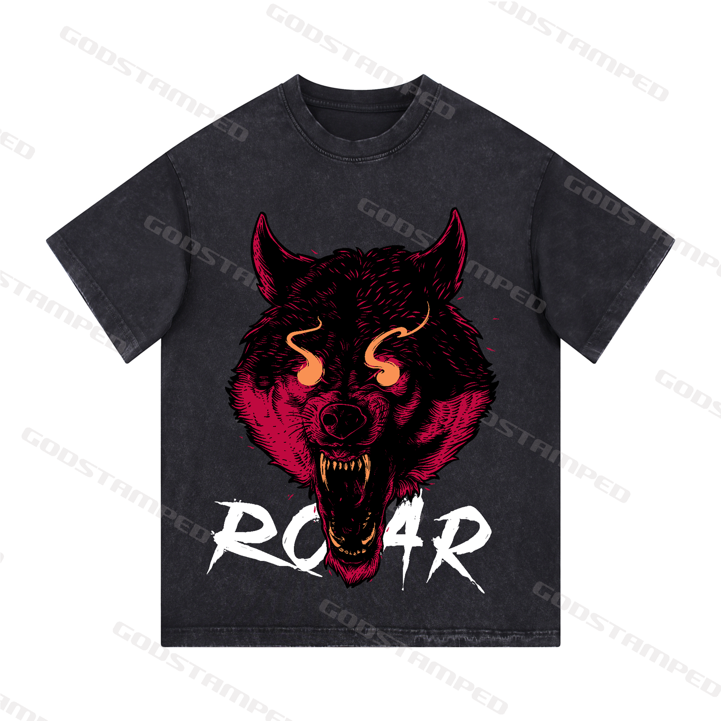 Acid Wash Unisex Short-Sleeved T-Shirts