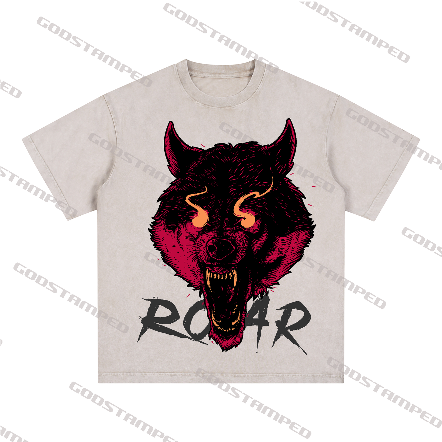 Acid Wash Unisex Short-Sleeved T-Shirts