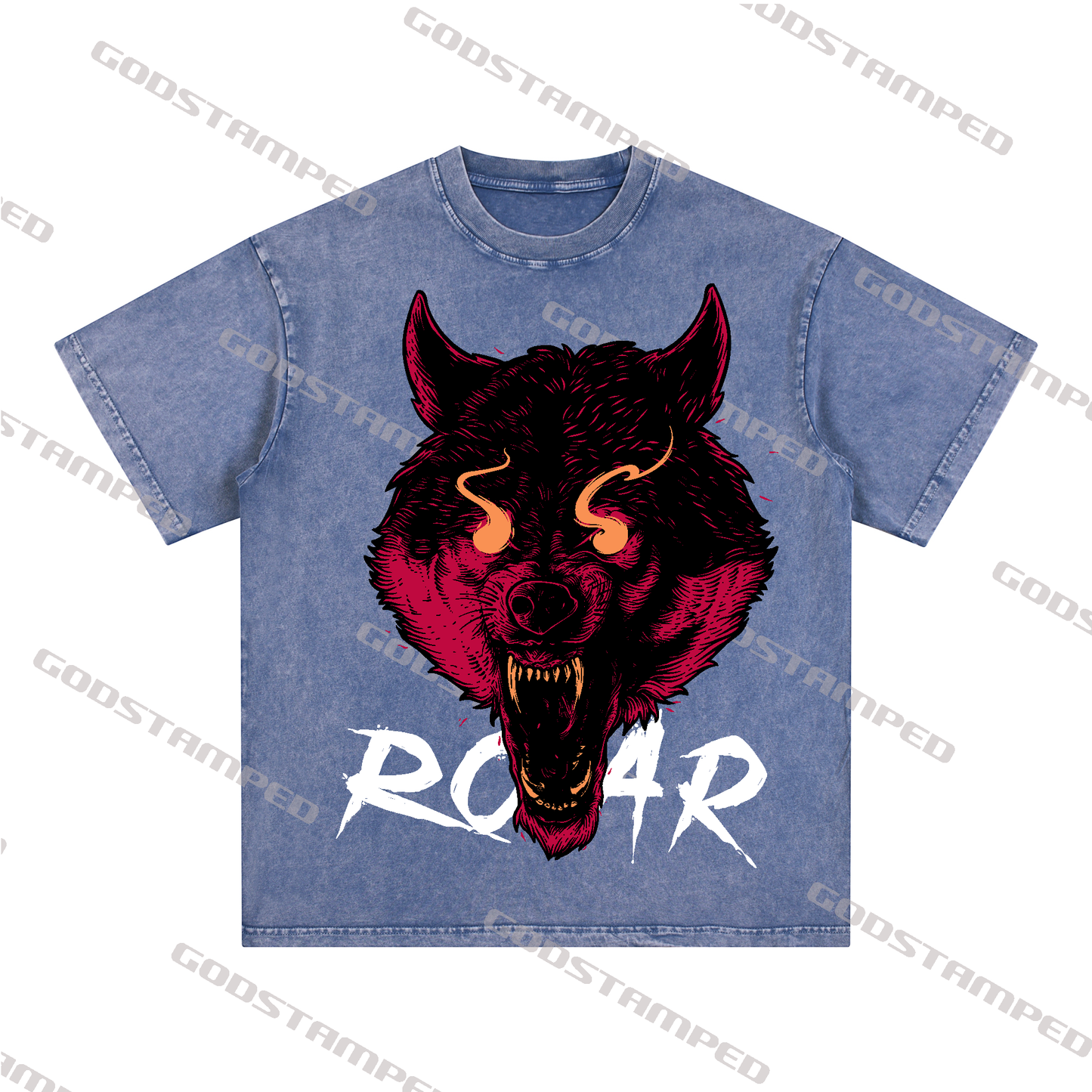 Acid Wash Unisex Short-Sleeved T-Shirts