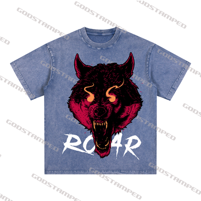 Acid Wash Unisex Short-Sleeved T-Shirts