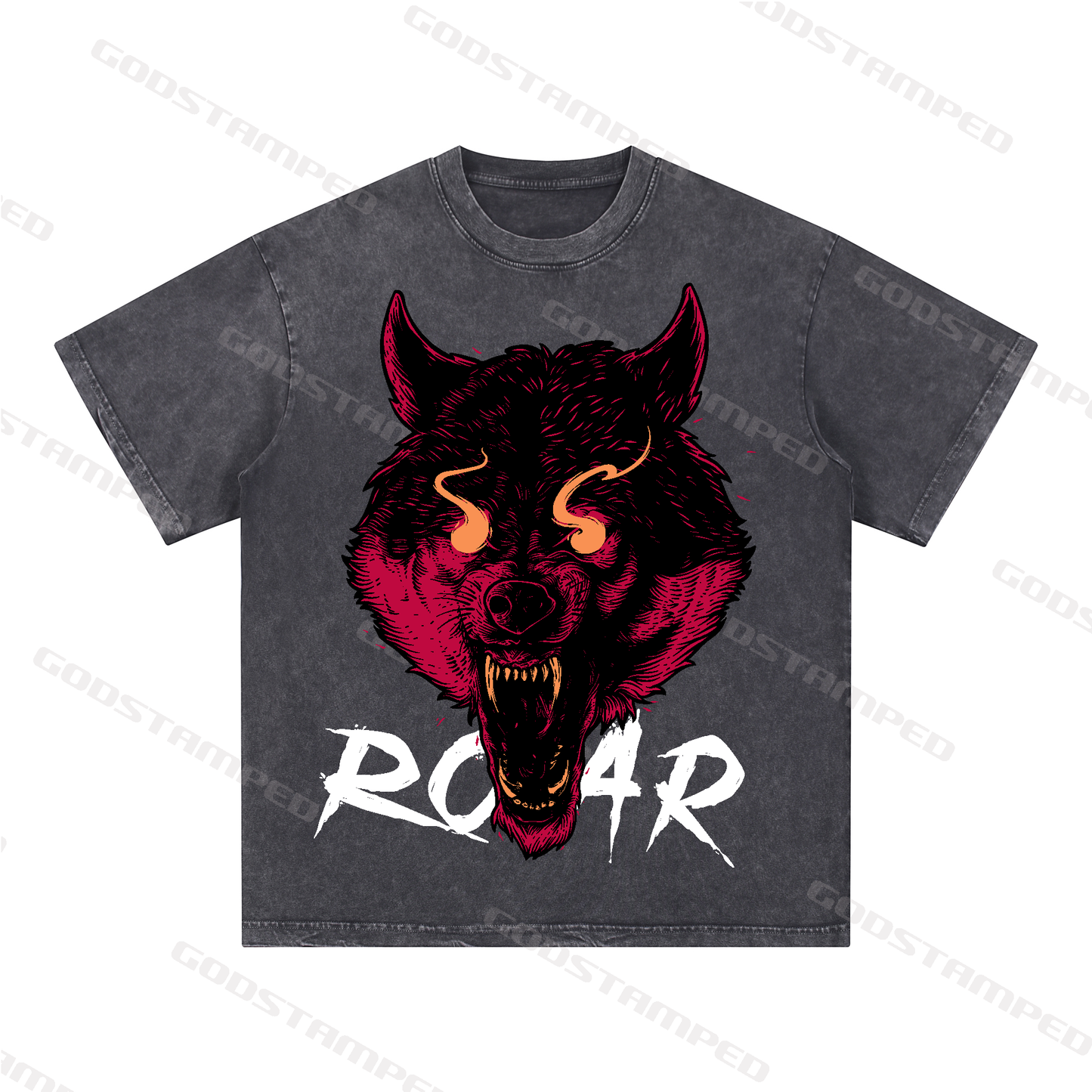 Acid Wash Unisex Short-Sleeved T-Shirts