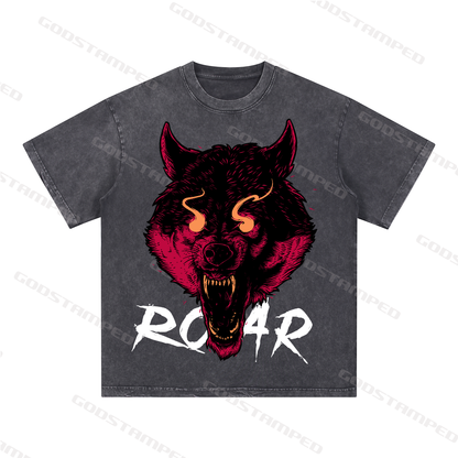 Acid Wash Unisex Short-Sleeved T-Shirts