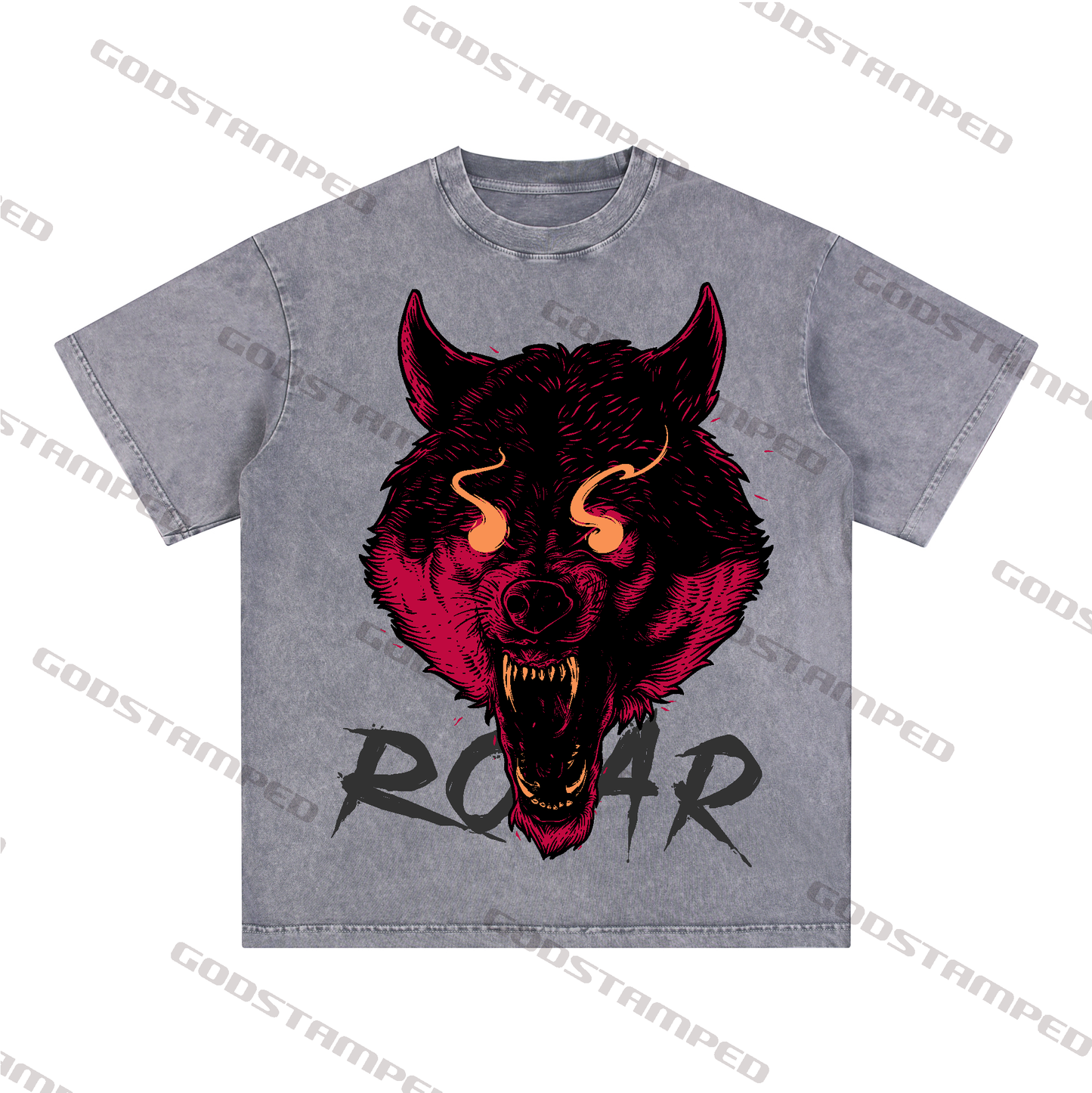 Acid Wash Unisex Short-Sleeved T-Shirts