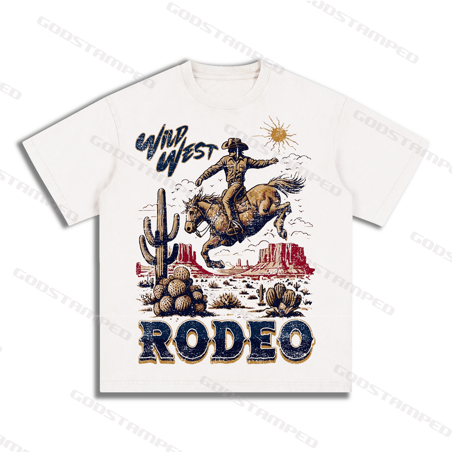 Acid Wash Unisex Short-Sleeved T-Shirts