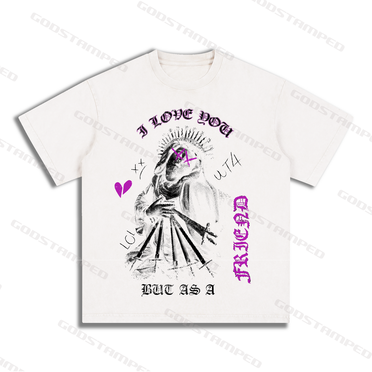 Acid Wash Unisex Short-Sleeved T-Shirts