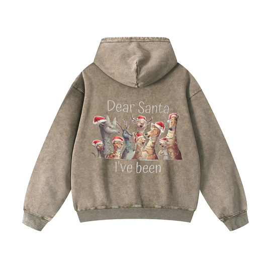 Dear Santa I've been Feral Hoodie