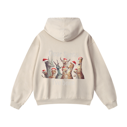 Dear Santa I've been Feral Hoodie