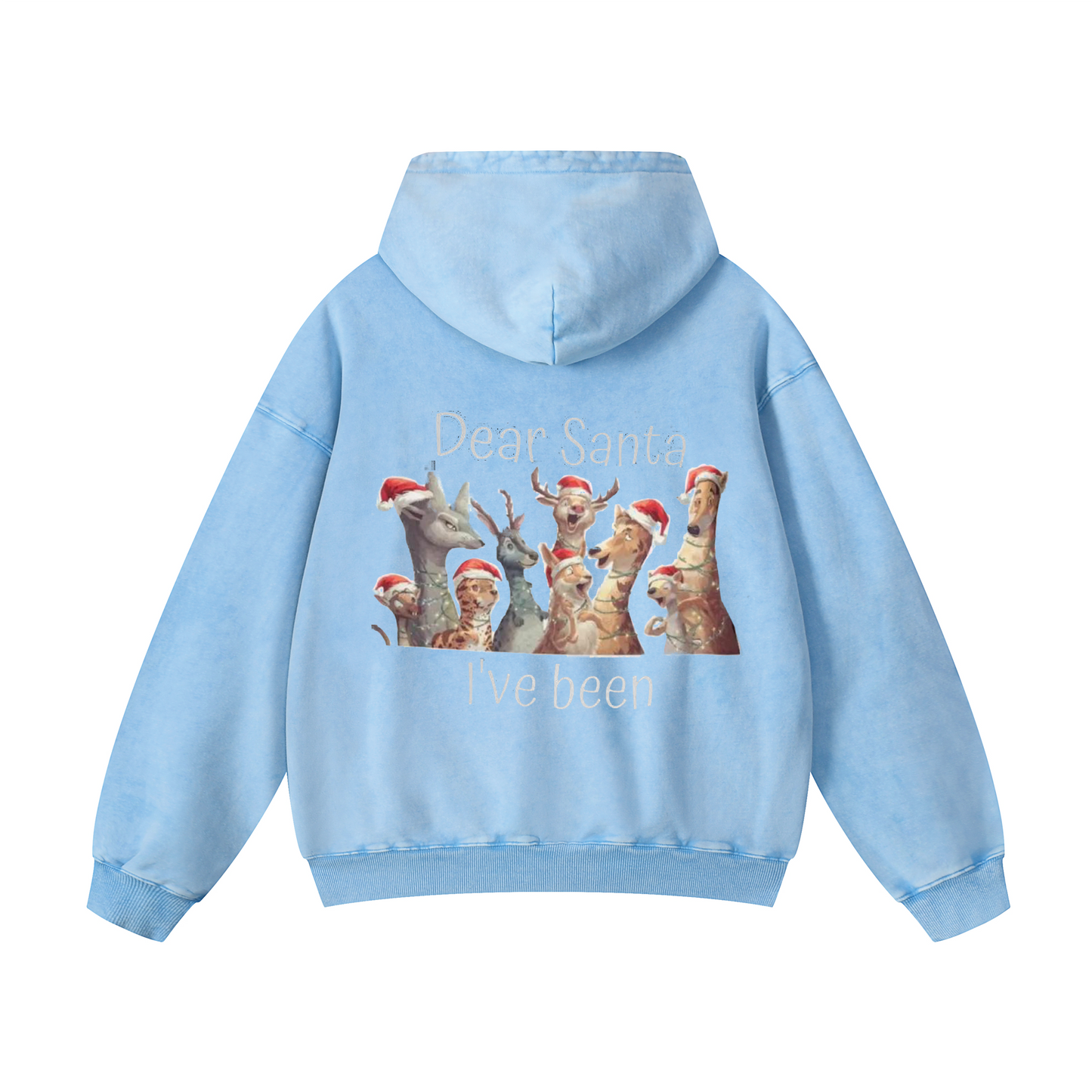 Dear Santa I've been Feral Hoodie