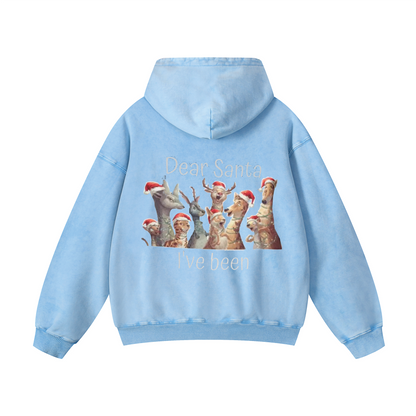 Dear Santa I've been Feral Hoodie