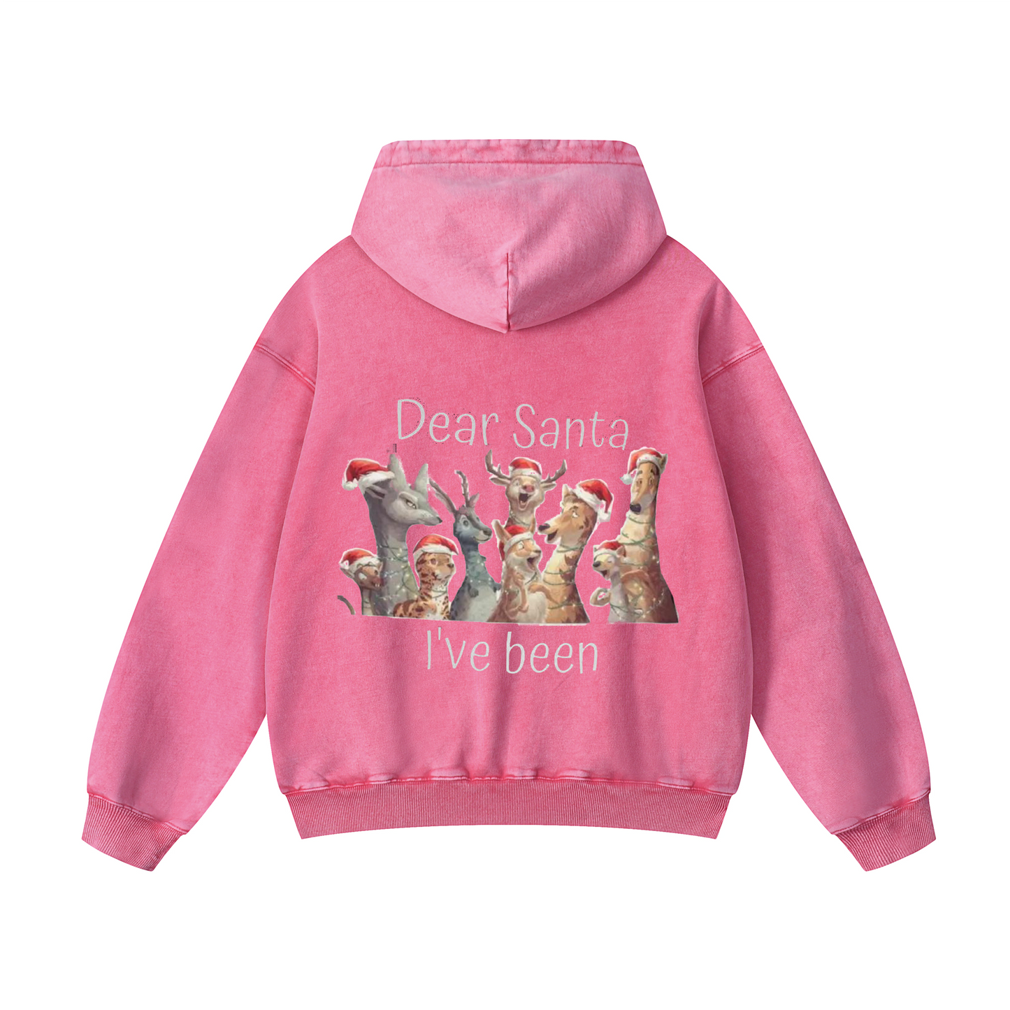 Dear Santa I've been Feral Hoodie
