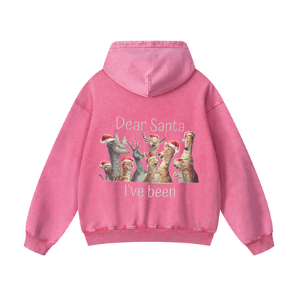Dear Santa I've been Feral Hoodie