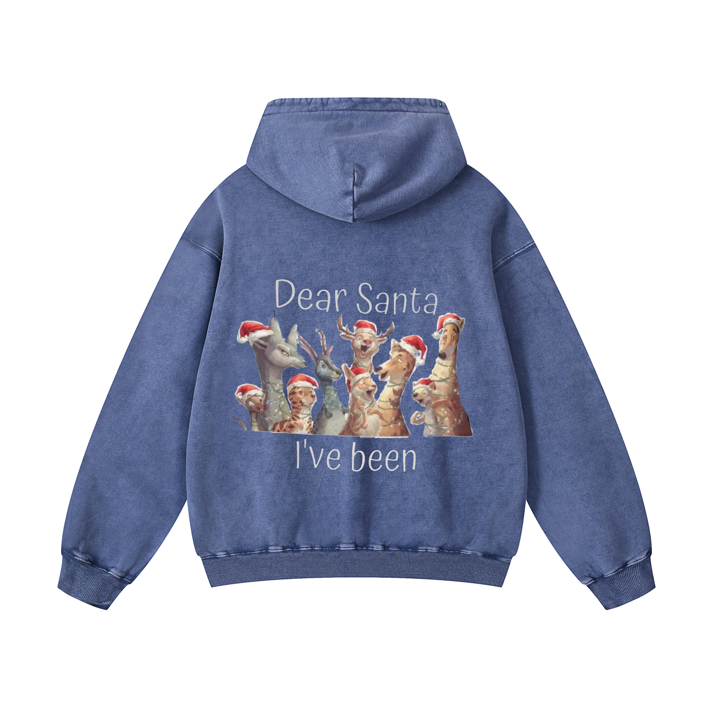 Dear Santa I've been Feral Hoodie