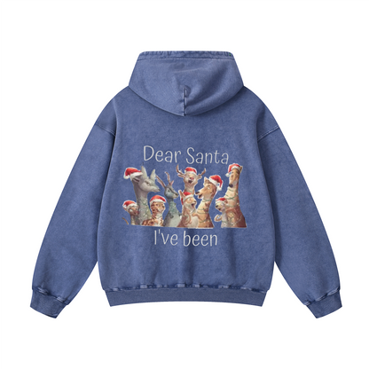 Dear Santa I've been Feral Hoodie