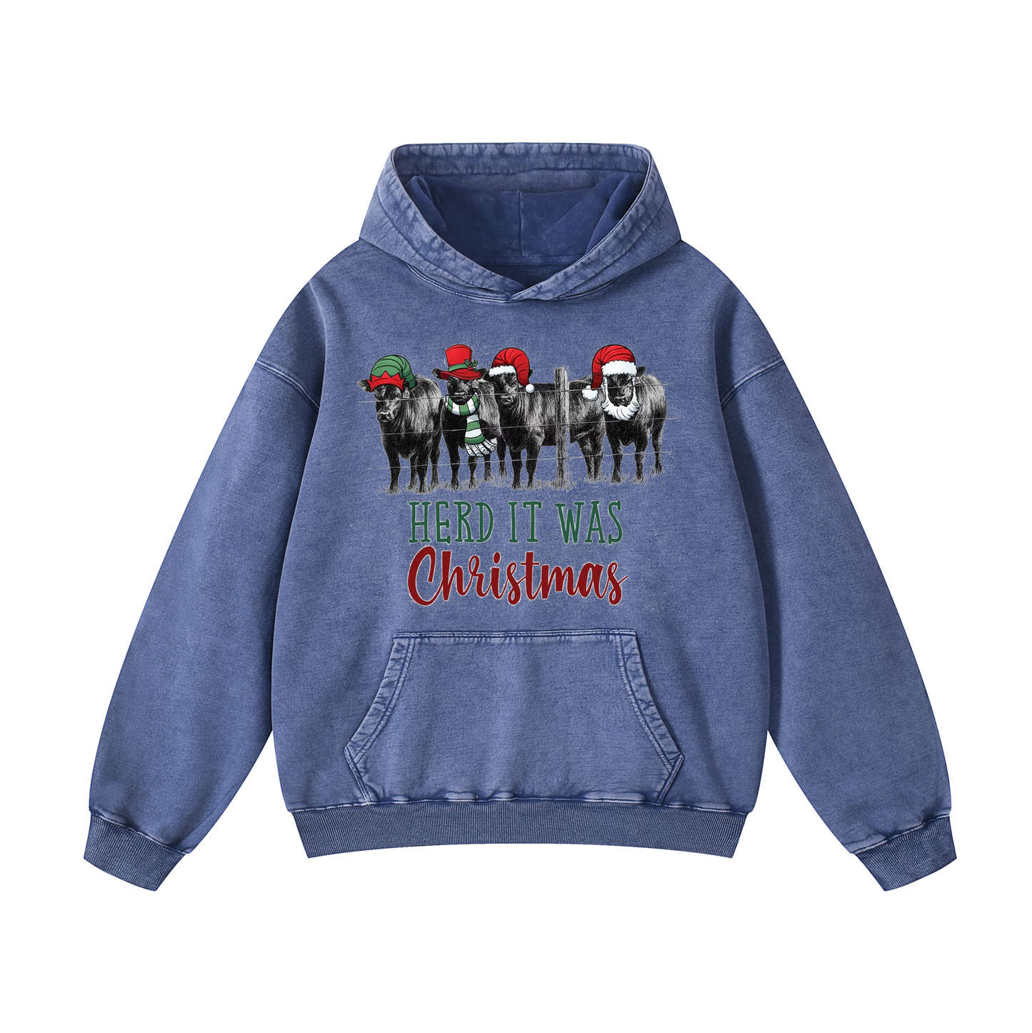 HERD IT WAS  Christmas Hoodie
