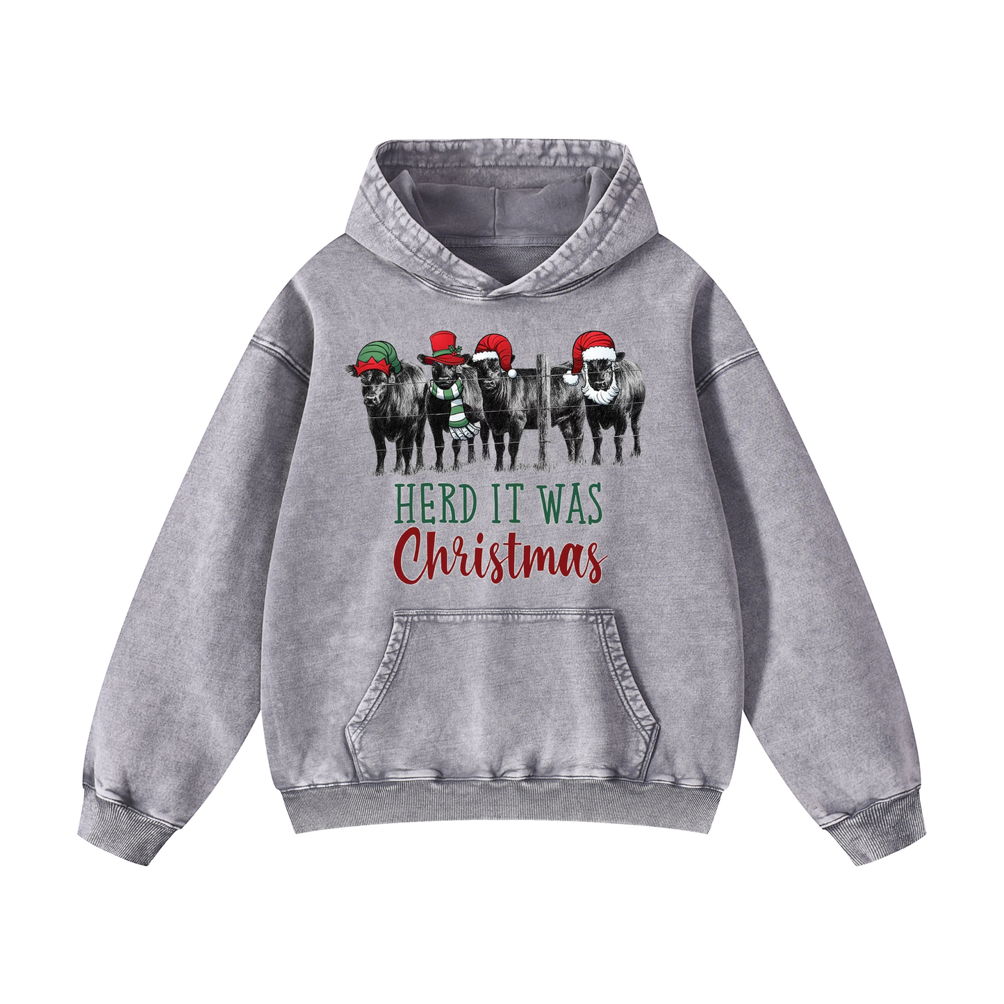 HERD IT WAS  Christmas Hoodie