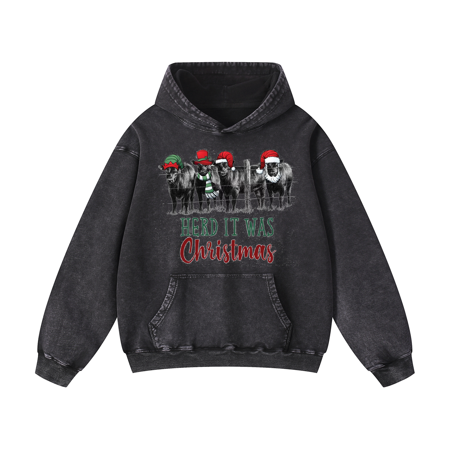 HERD IT WAS  Christmas Hoodie