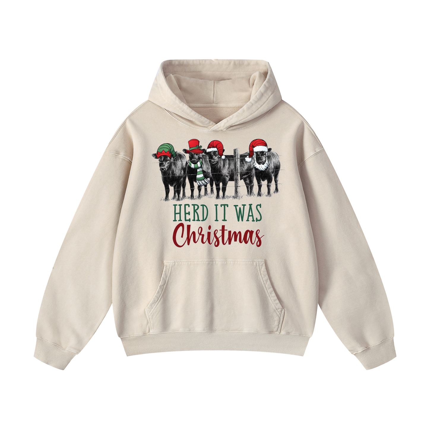 HERD IT WAS  Christmas Hoodie