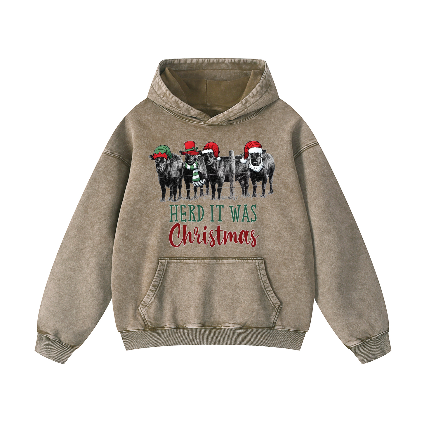 HERD IT WAS  Christmas Hoodie