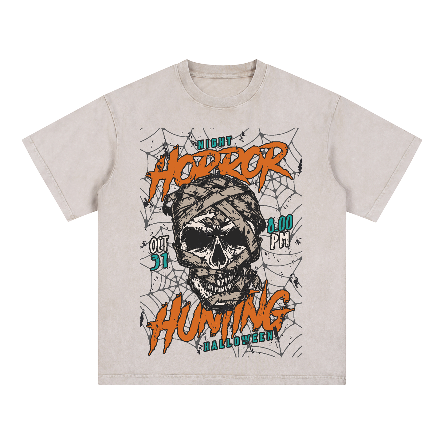 "SKULL" Style Short - Sleeve T-Shirt
