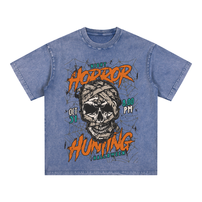 "SKULL" Style Short - Sleeve T-Shirt