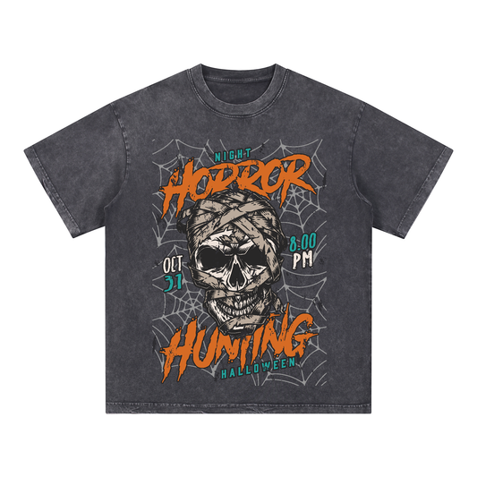"SKULL" Style Short - Sleeve T-Shirt