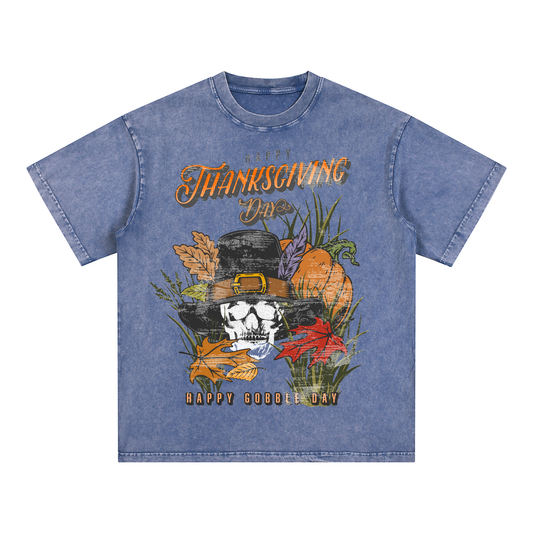 "SKULL" Style Short - Sleeve T-Shirt