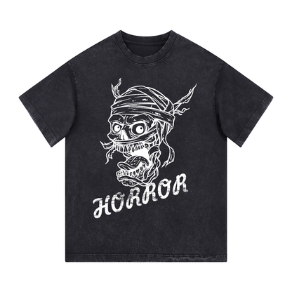 "SKULL" Style Short - Sleeve T-Shirt