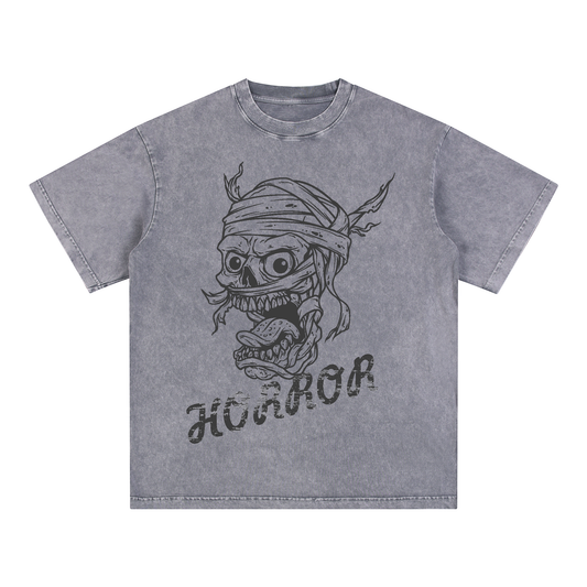 "SKULL" Style Short - Sleeve T-Shirt