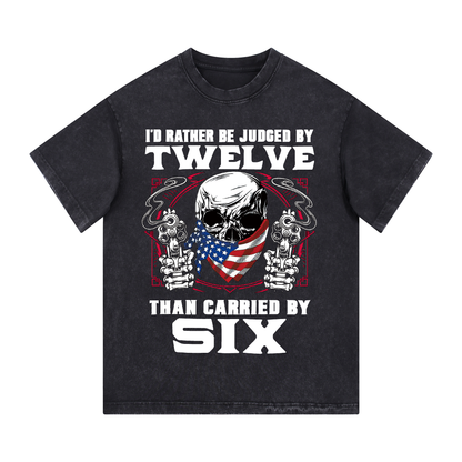 "SKULL" Style Short - Sleeve T-Shirt