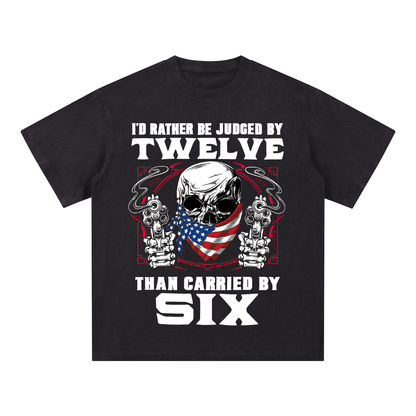 "SKULL" Style Short - Sleeve T-Shirt