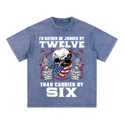 "SKULL" Style Short - Sleeve T-Shirt