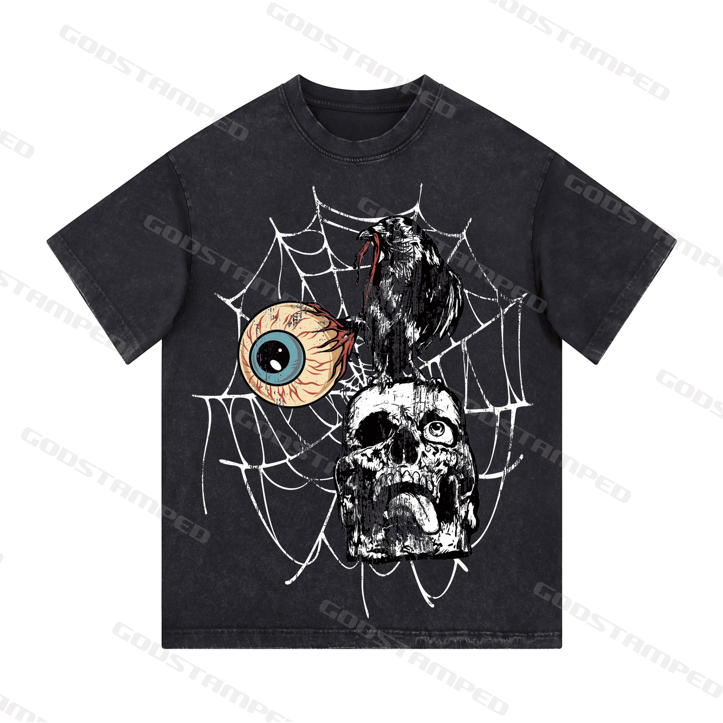 "SKULL" Style Short-Sleeved T-Shirt