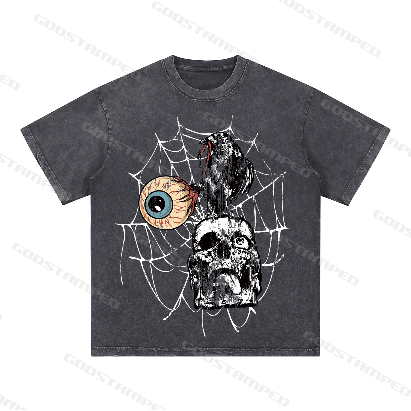 "SKULL" Style Short-Sleeved T-Shirt