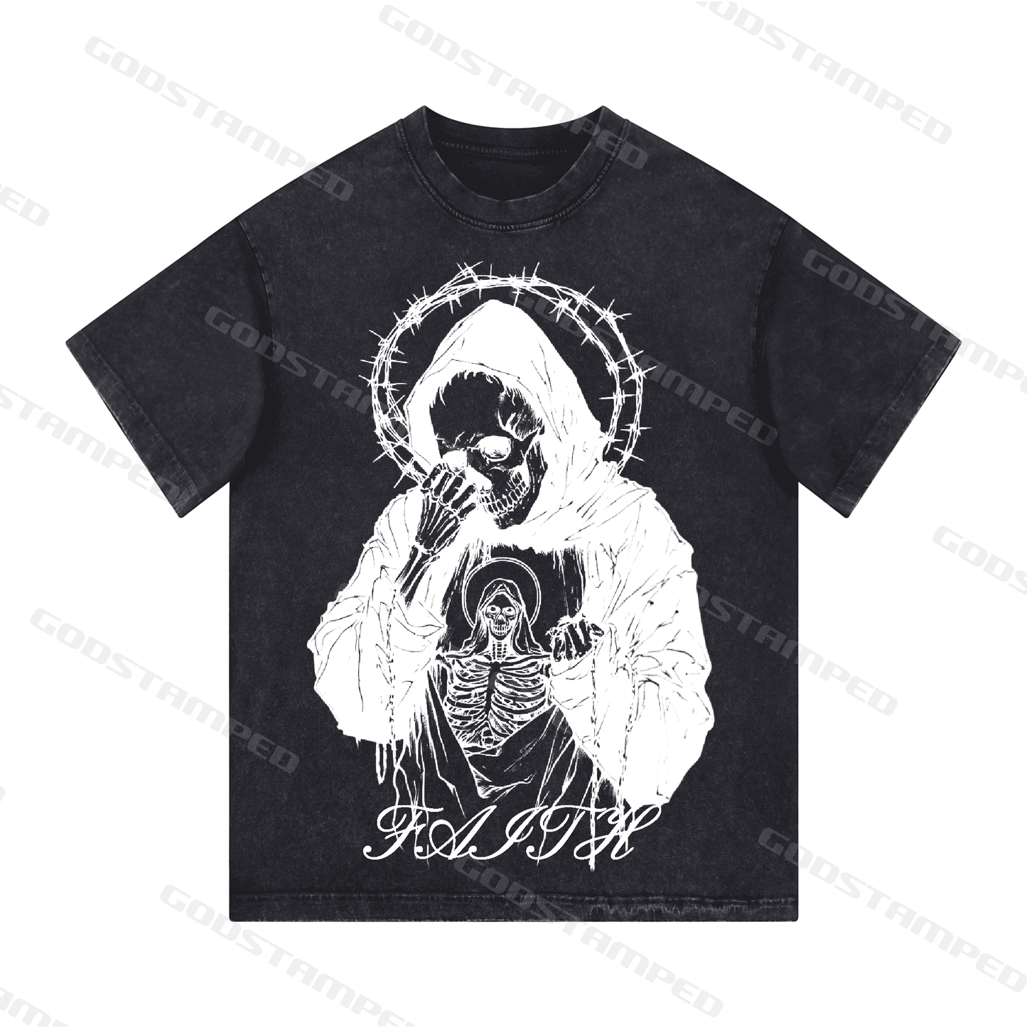 "SKULL" Style Short-Sleeved T-Shirt