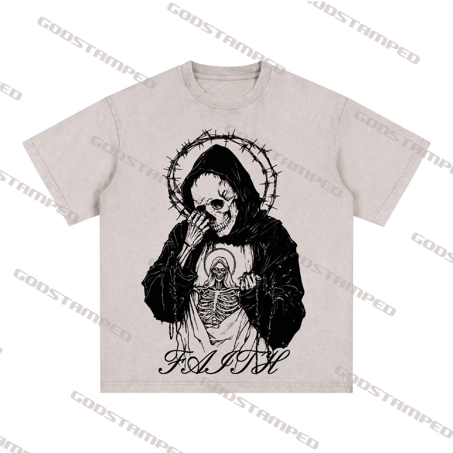 "SKULL" Style Short-Sleeved T-Shirt