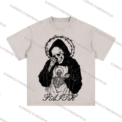 "SKULL" Style Short-Sleeved T-Shirt