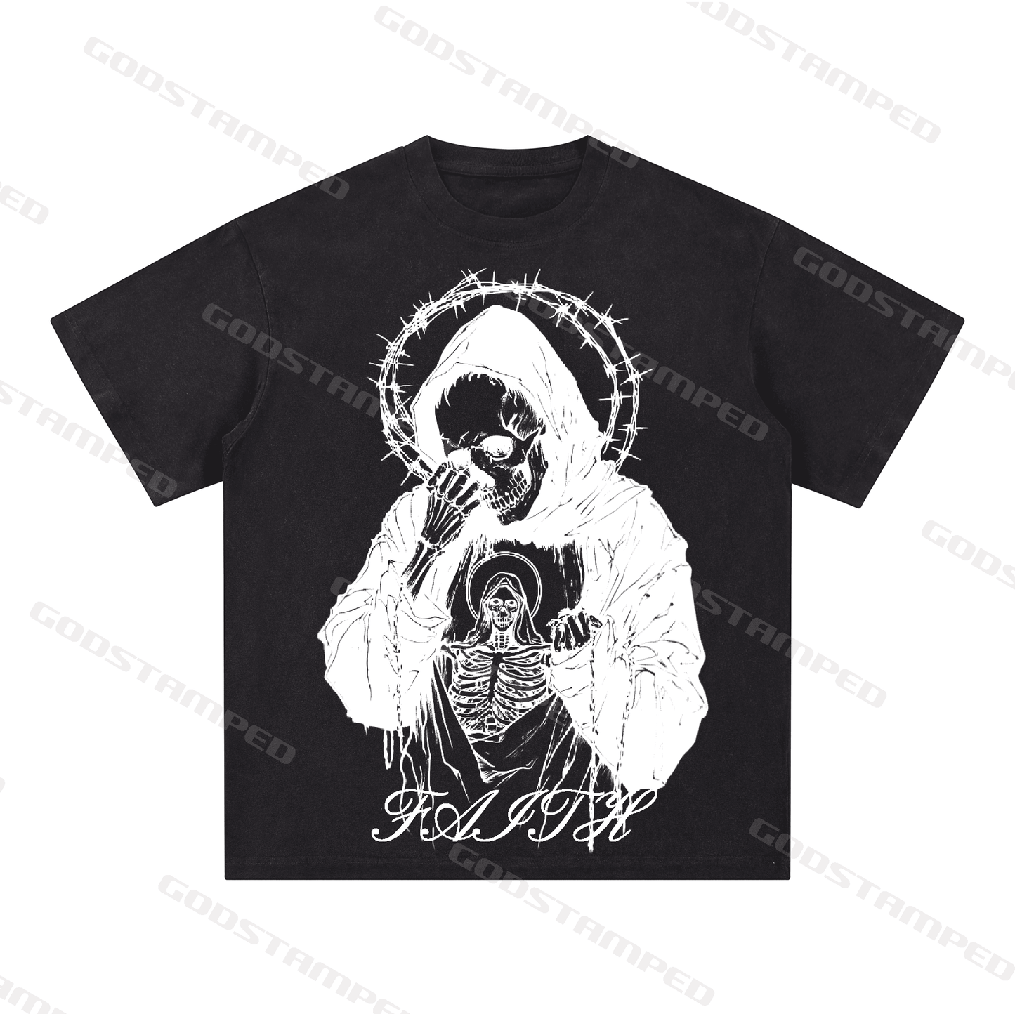 "SKULL" Style Short-Sleeved T-Shirt