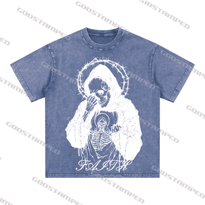 "SKULL" Style Short-Sleeved T-Shirt