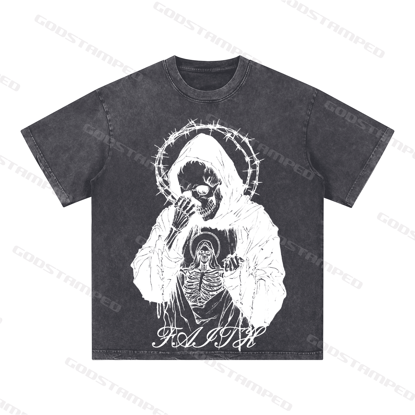 "SKULL" Style Short-Sleeved T-Shirt