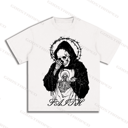 "SKULL" Style Short-Sleeved T-Shirt