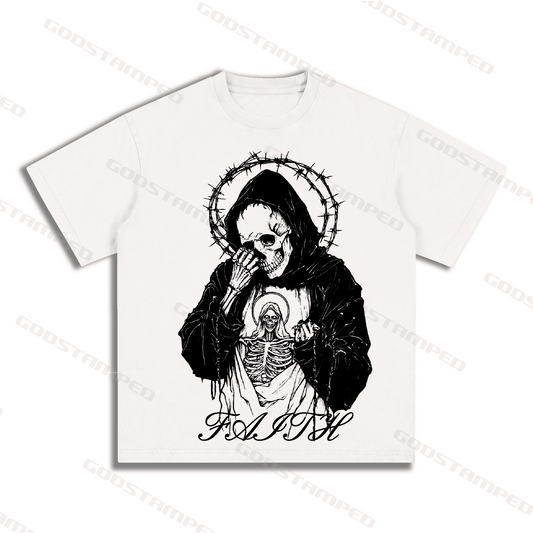 "SKULL" Style Short-Sleeved T-Shirt