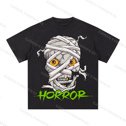 "SKULL" Style Short-Sleeved T-Shirt