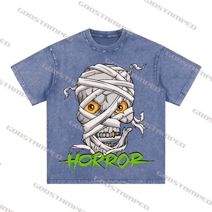 "SKULL" Style Short-Sleeved T-Shirt