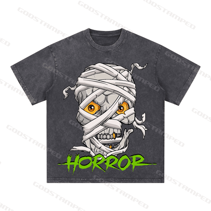 "SKULL" Style Short-Sleeved T-Shirt