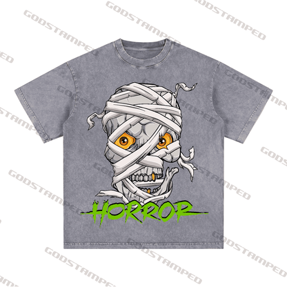 "SKULL" Style Short-Sleeved T-Shirt