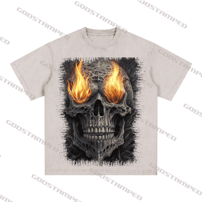 "SKULL" Style Short-Sleeved T-Shirt